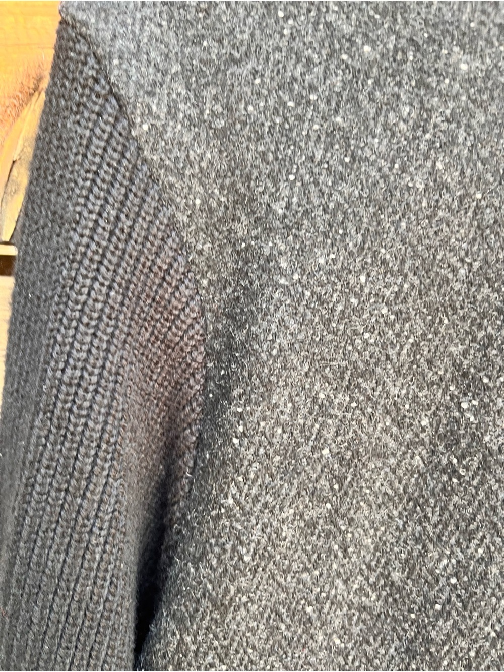 Ted Baker  Herringbone Bomber Full-Zip Sweater Jacket - Picture 9 of 15